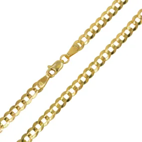 10K Yellow Gold Curve Anklet Bracelet-226759