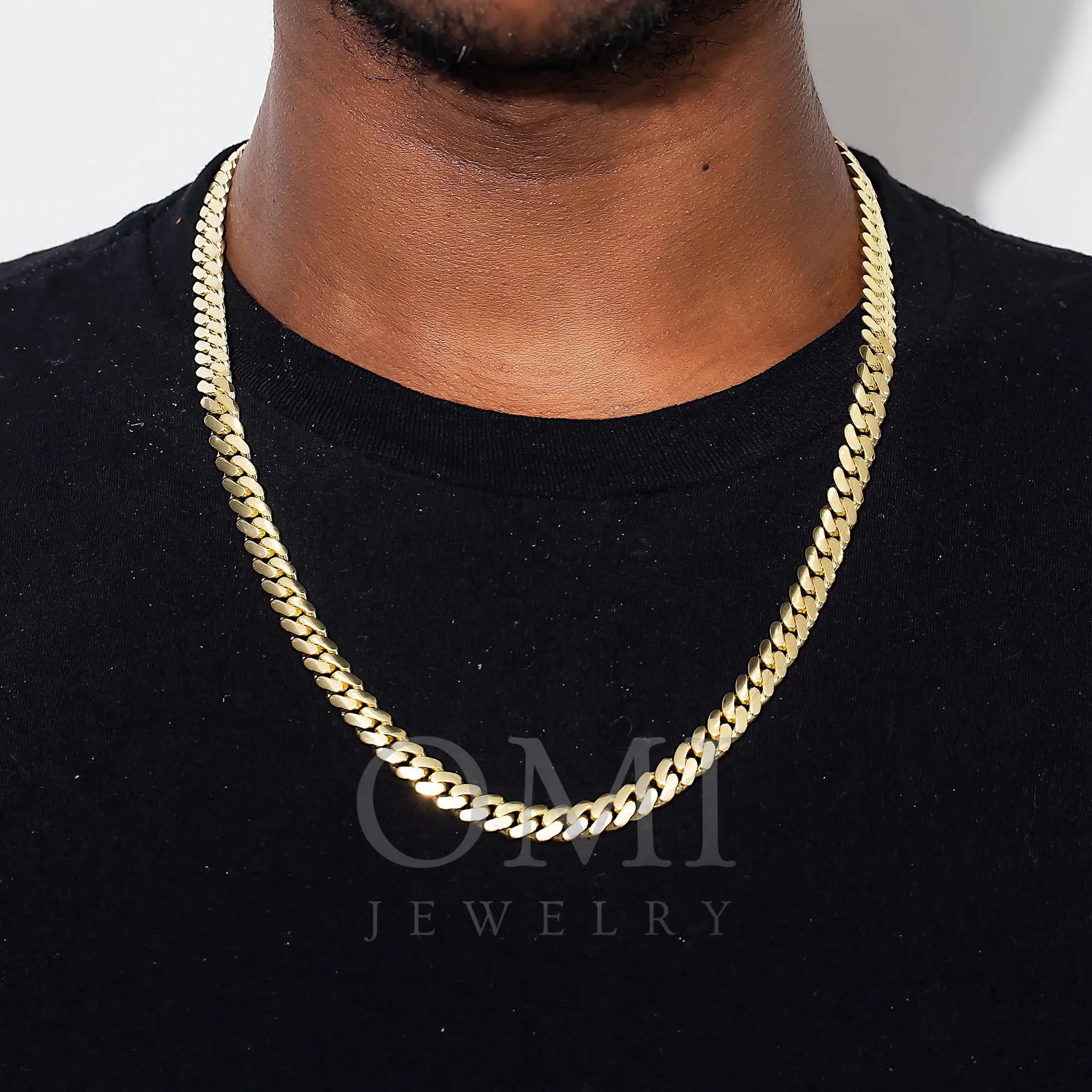 14K GOLD 8.55MM CUBAN LINK CHAIN