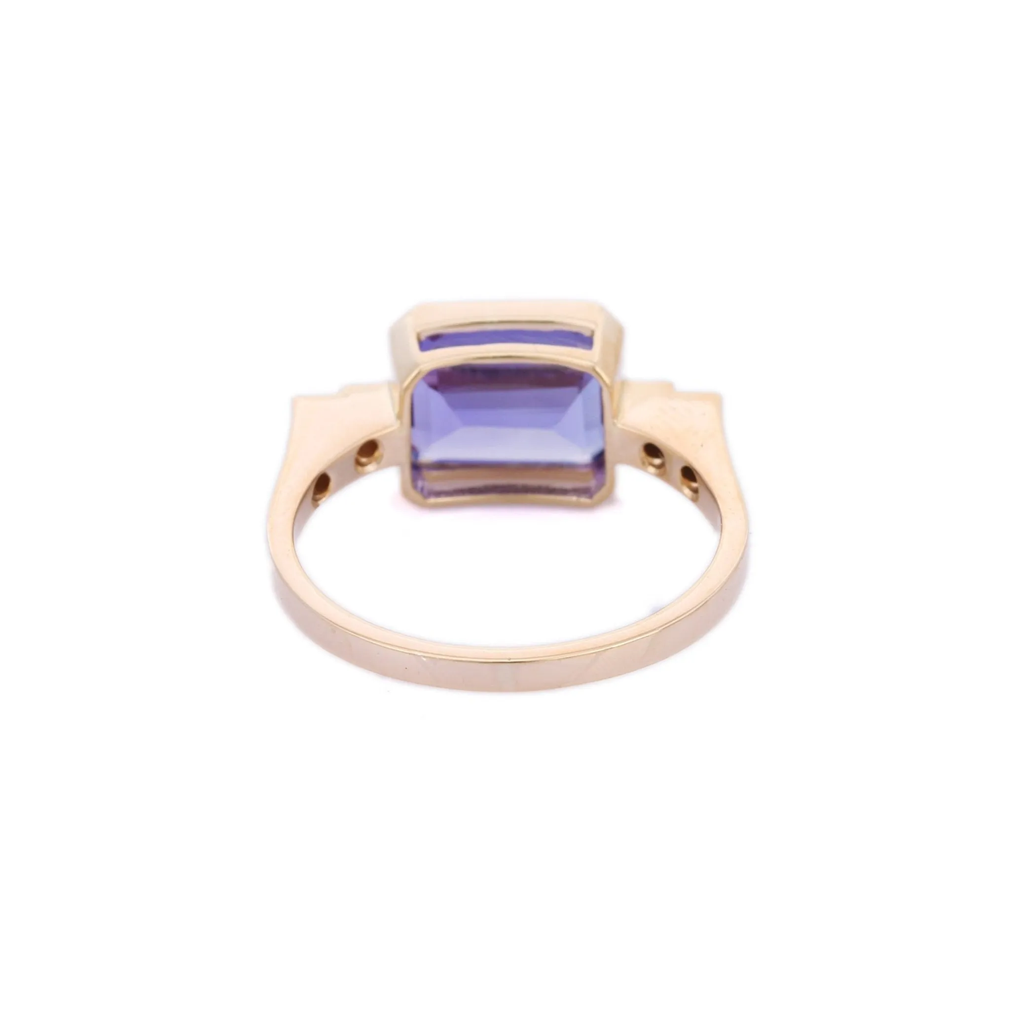 14K Yellow Gold Tanzanite Ring