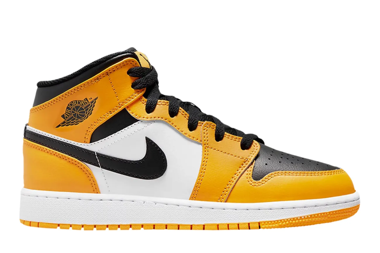 Air Jordan 1 Mid GS 'Reverse Yellow Toe'