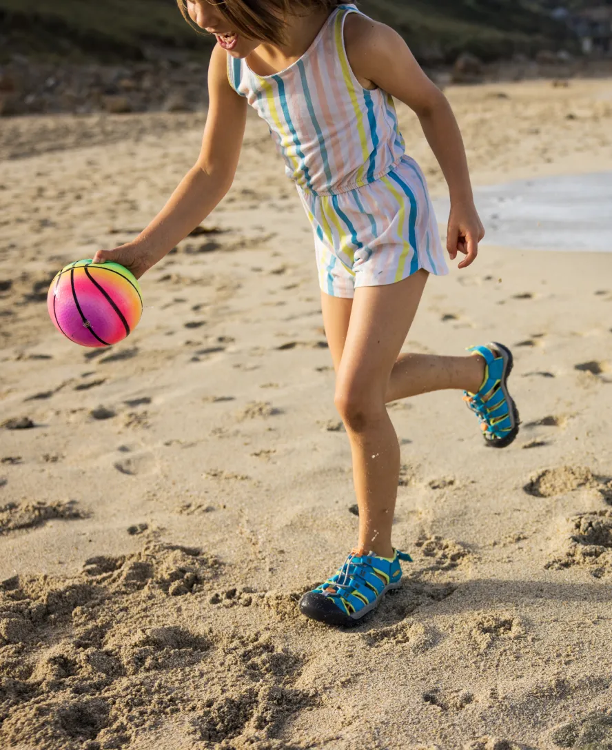 Big Kids' Newport Boundless Sandal  |  Granite Green/Scarlet Ibis