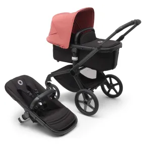 Bugaboo Fox 5 Complete - Black/Midnight Black/Sunrise Red