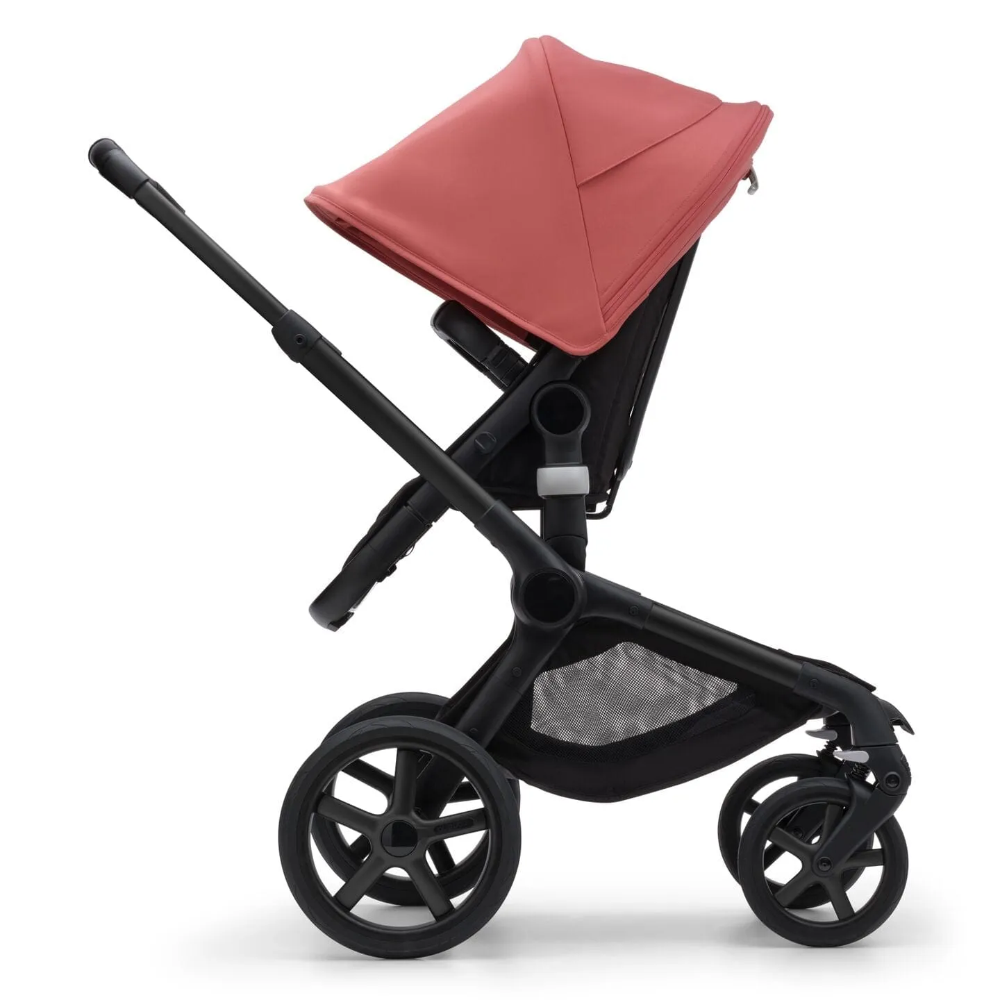 Bugaboo Fox 5 Complete - Black/Midnight Black/Sunrise Red