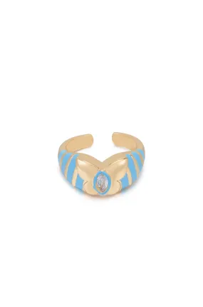 Butterfly Blues Ring