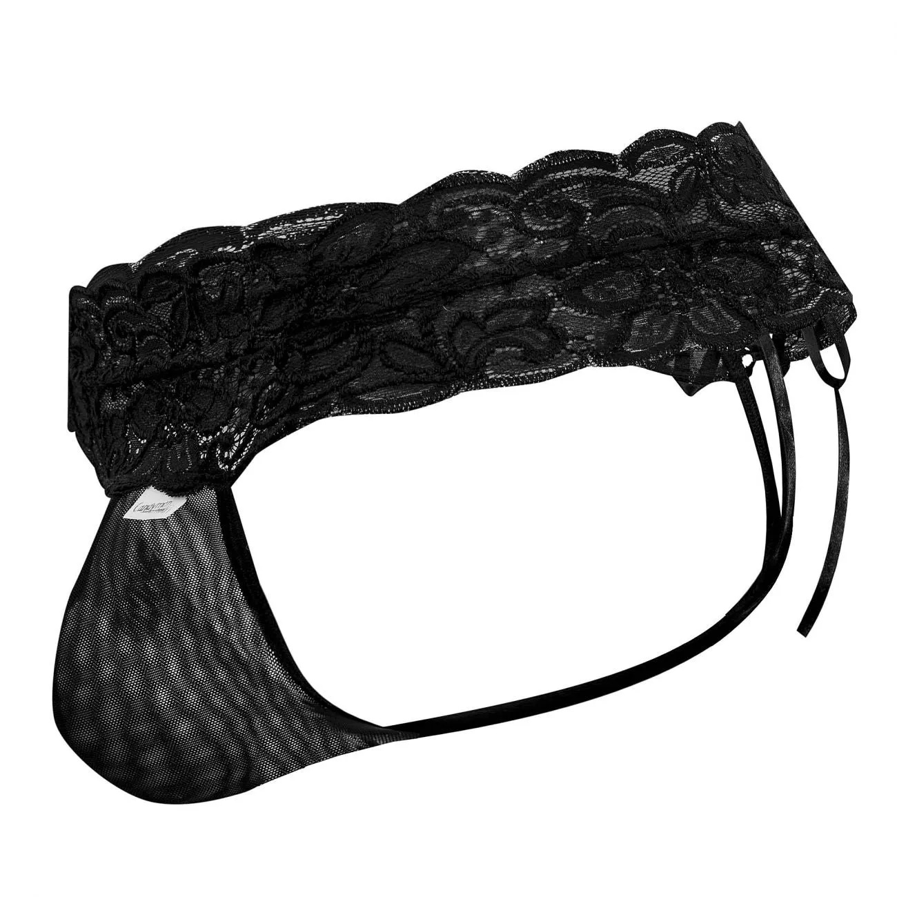 CandyMan 99595 Lace Thongs Color Black