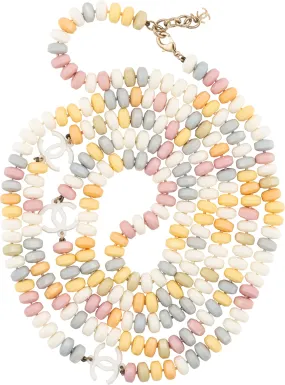 Chanel Fall 2014 Runway Supermarket Logo Necklace