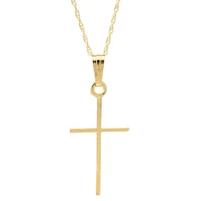 Children's 14k Gold Cross Pendant