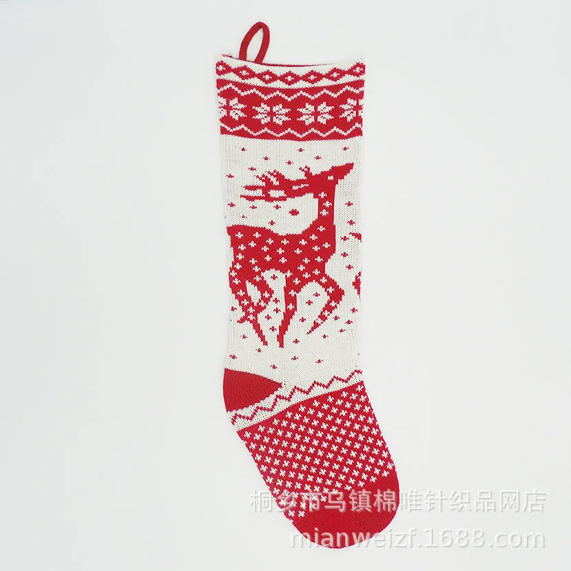 Christmas hanging bag decorative socks