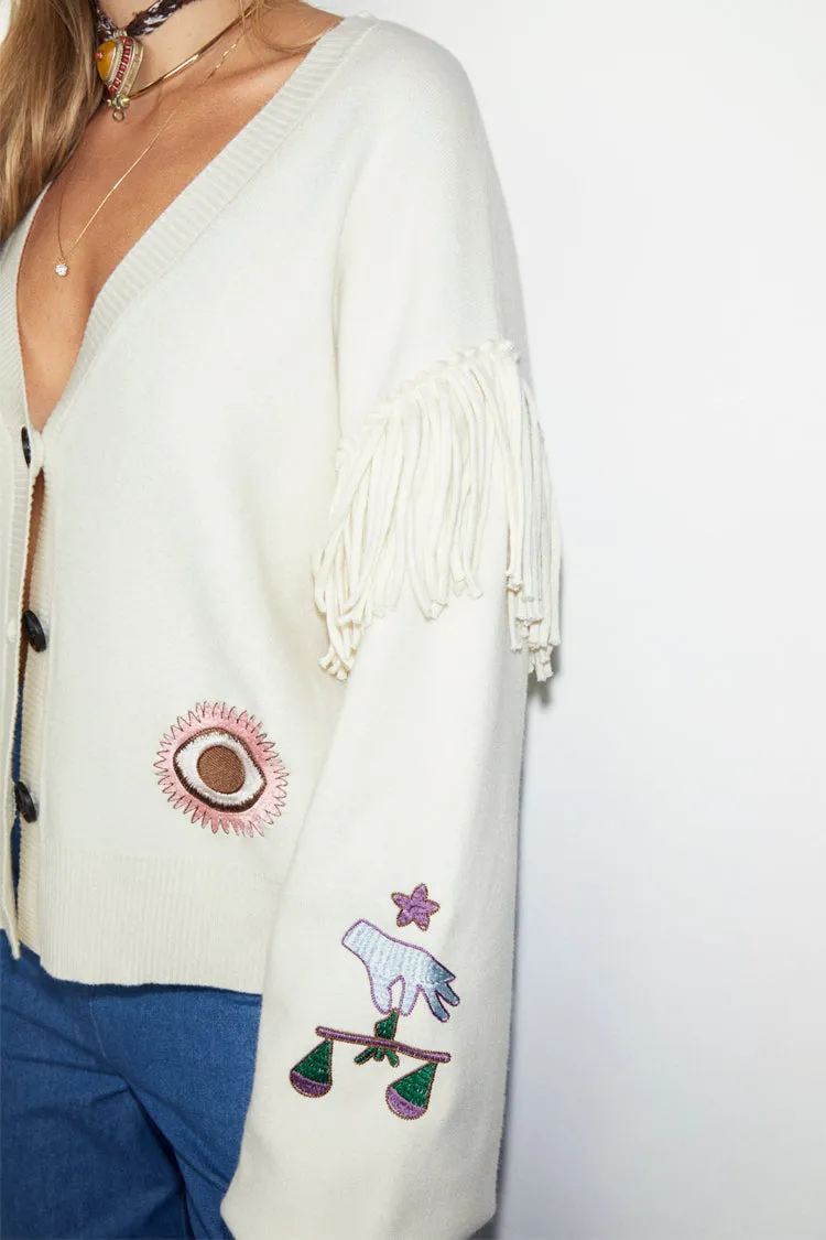 Cream Mystical Cardigan