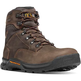 Danner Men's Crafter 6" Comp Toe WP Work Boot - Brown - 12435