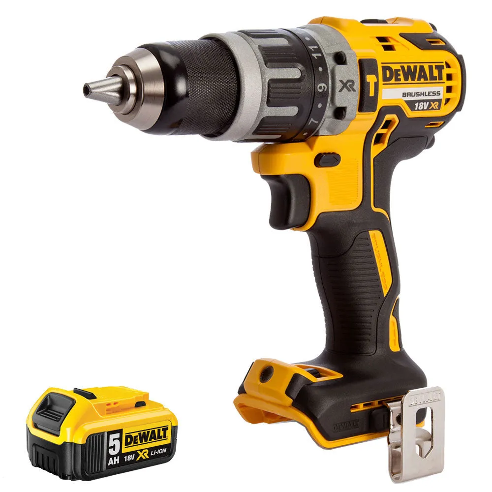 Dewalt DCD796N 18v XR Brushless 2 Speed Combi Drill With 1 x 5.0Ah Battery