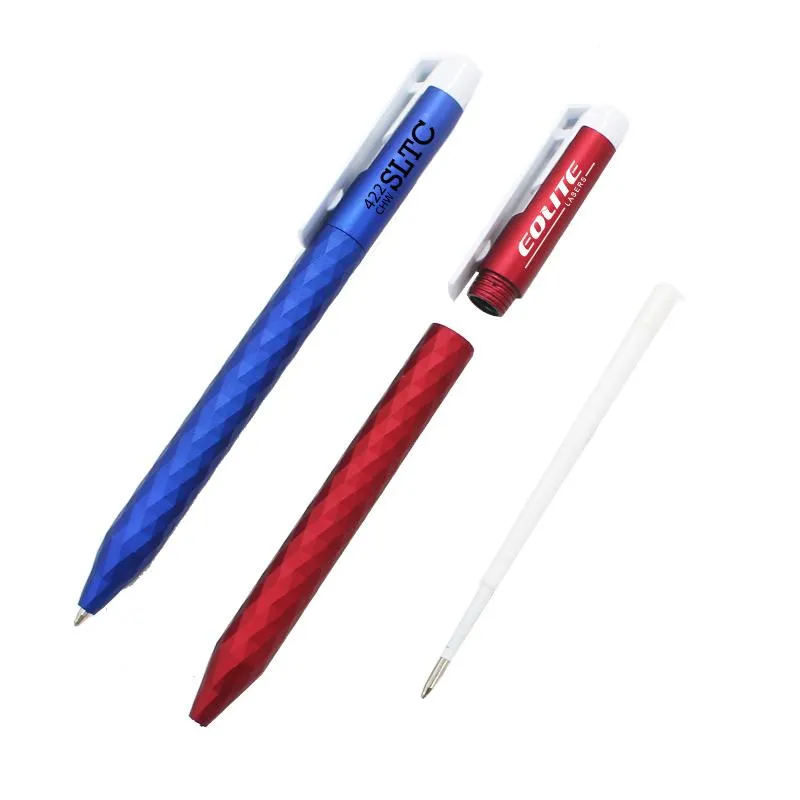 Diamond-Texured Design Ball Point Pen