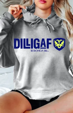 Dilligaf Classic Pullover Hoody Grey & White Variety