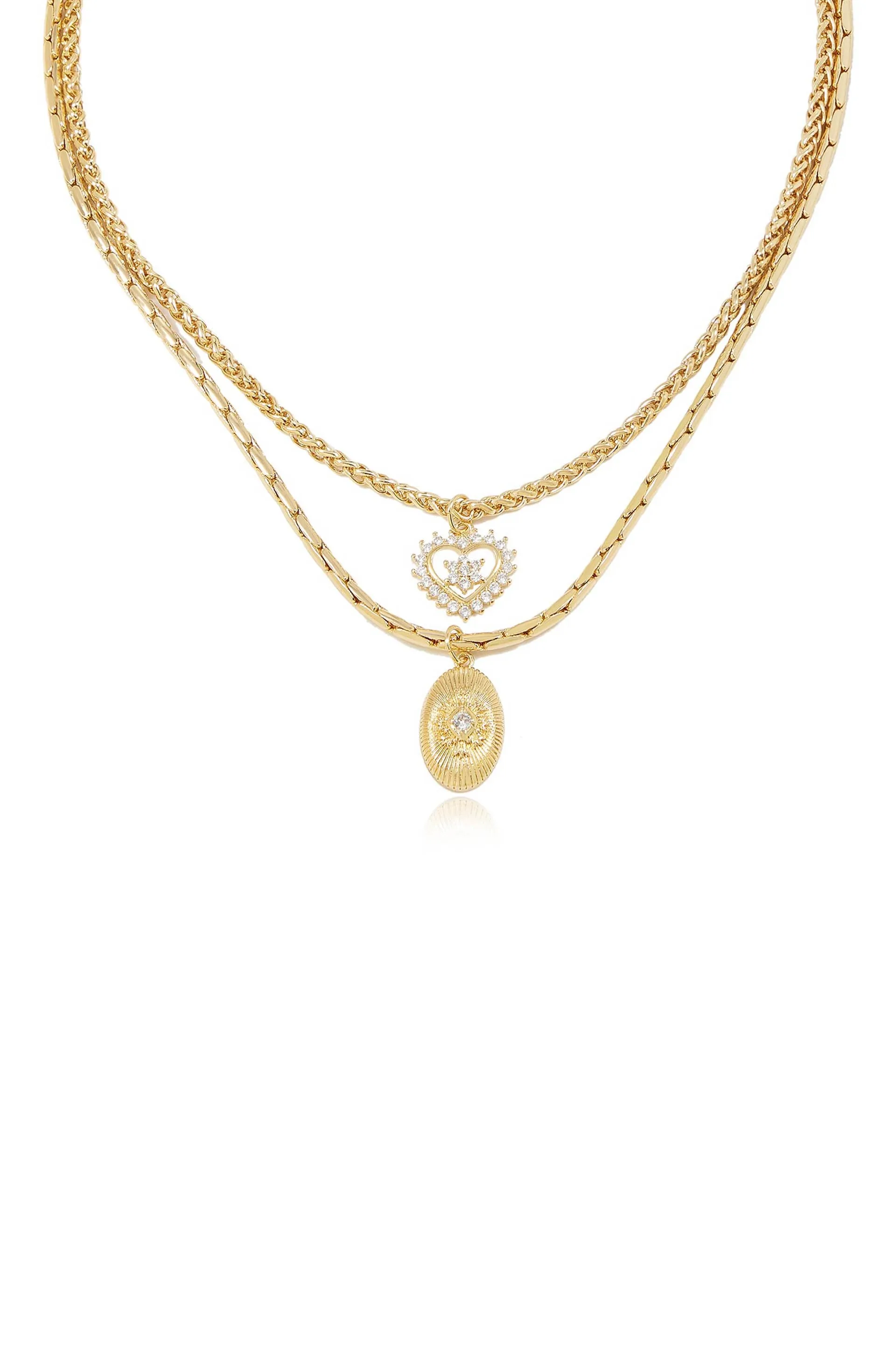 Eternal Love Layered Chain Necklace