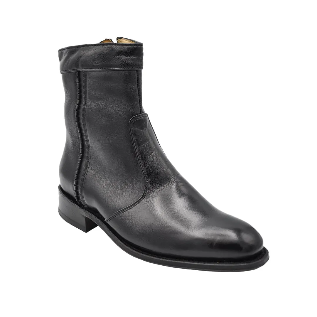 Gavel Gabriel Men's Goat Black Leather Dress Boots