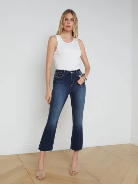 Kendra Cropped Flare Jean