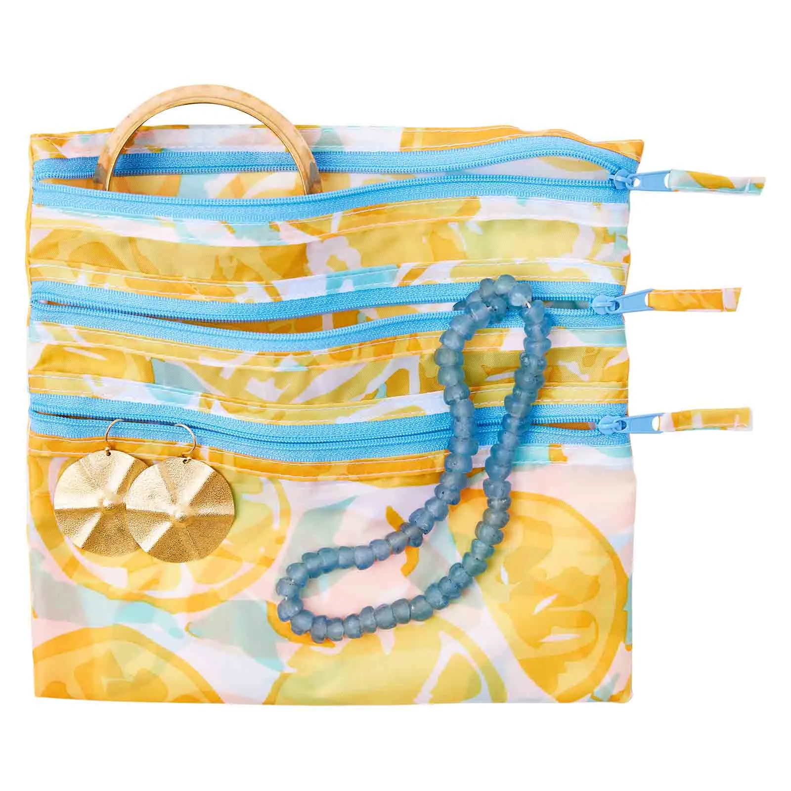 Lemon Slices 3-Zip Pouch