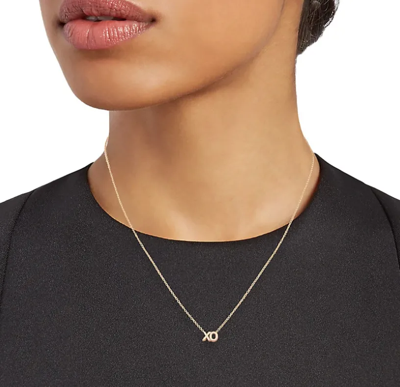 LOVE necklace in 14K yellow gold