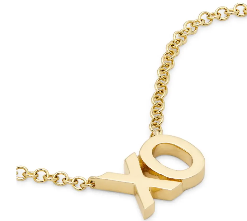 LOVE necklace in 14K yellow gold