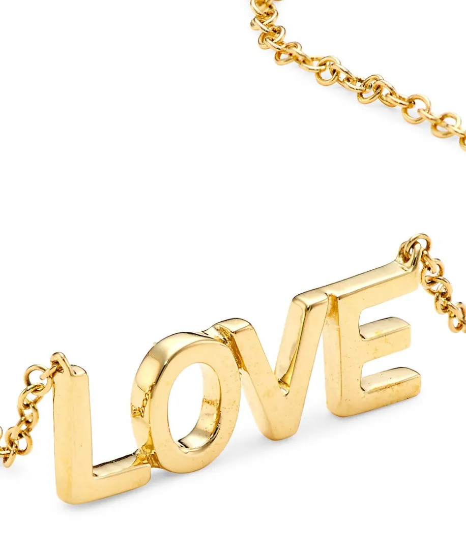 LOVE necklace in 14K yellow gold