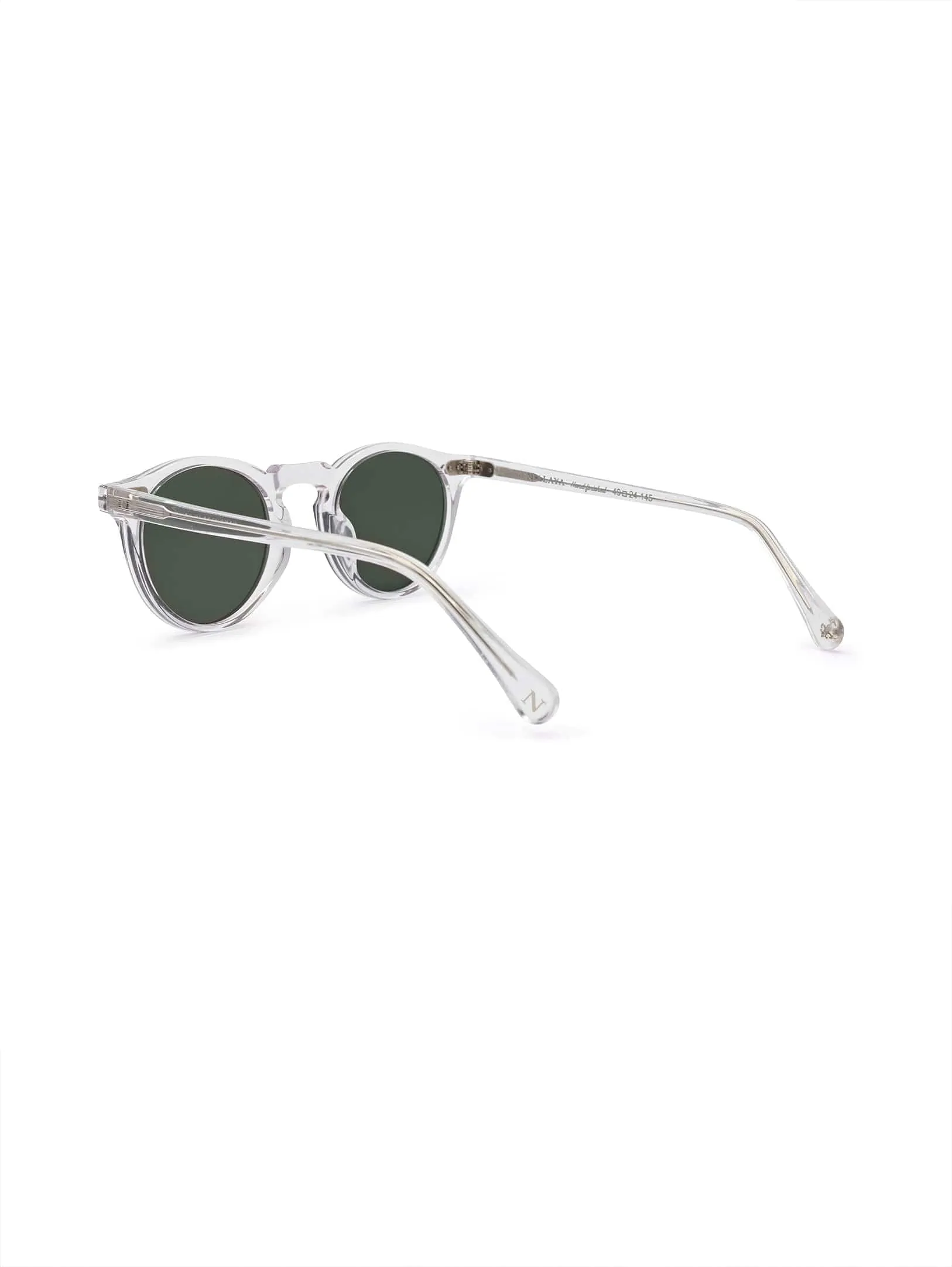 Malibu Sunglasses - Green on Clear