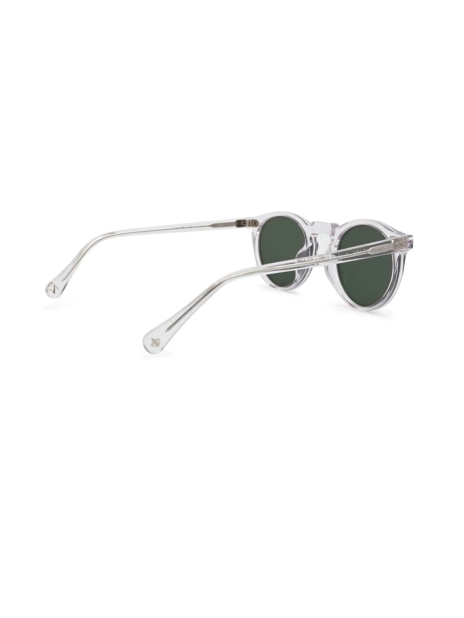 Malibu Sunglasses - Green on Clear