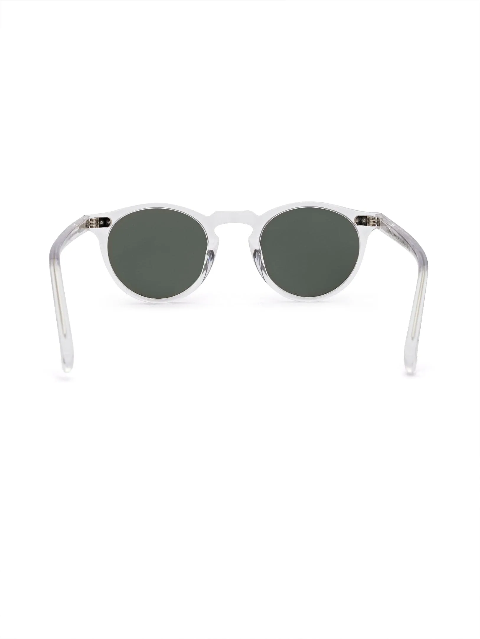 Malibu Sunglasses - Green on Clear