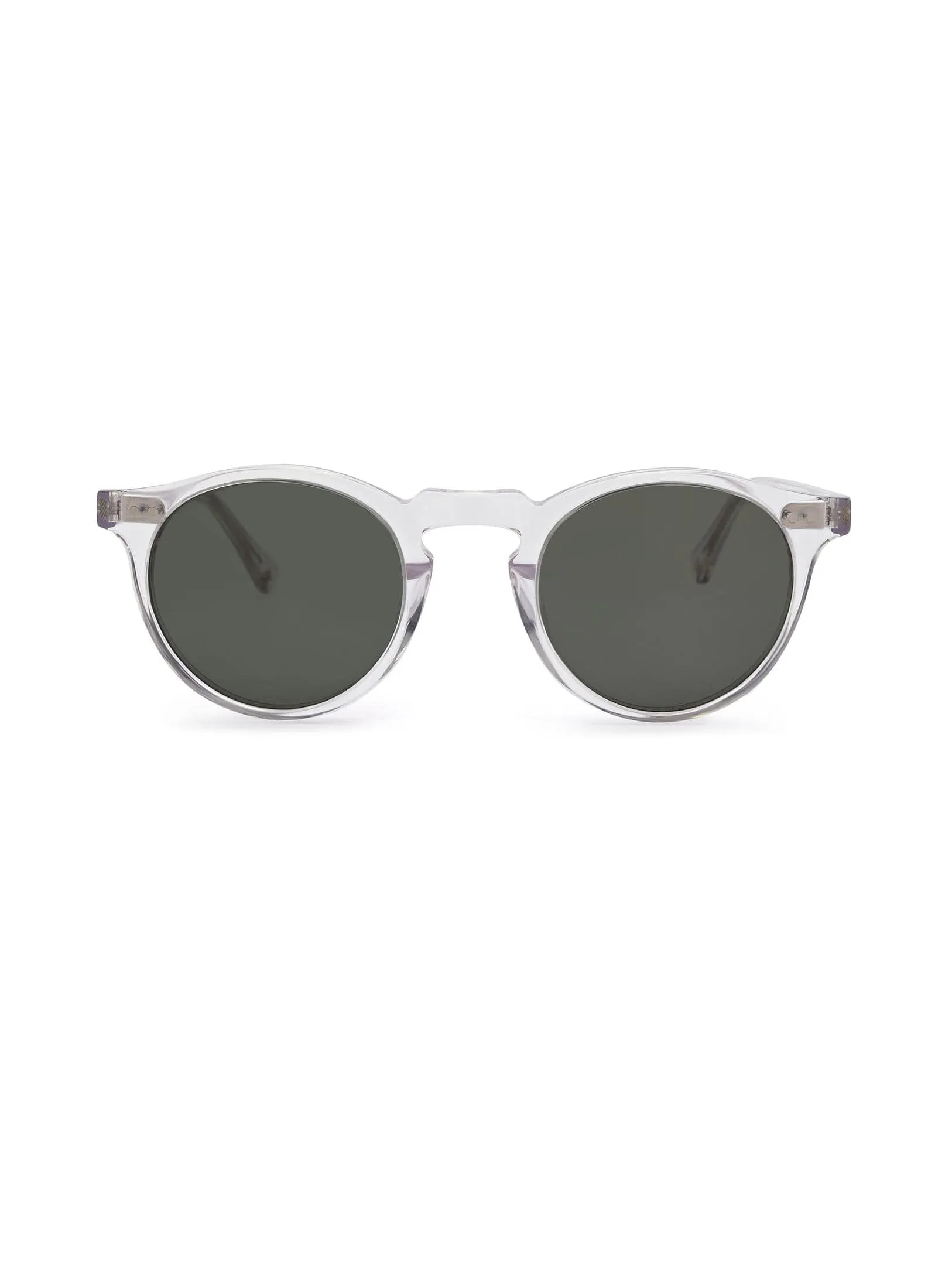 Malibu Sunglasses - Green on Clear