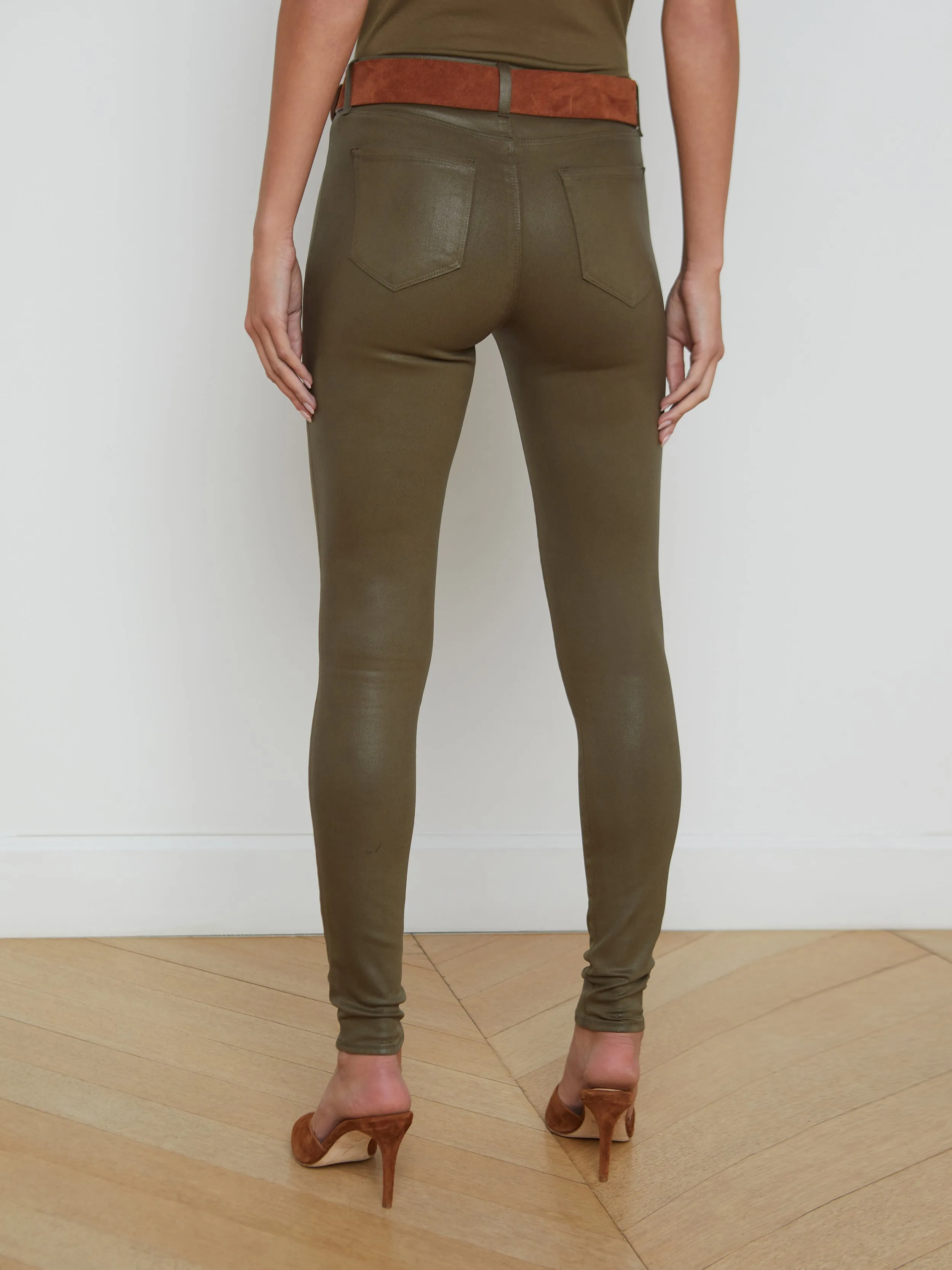 Marguerite Coated Skinny Jean