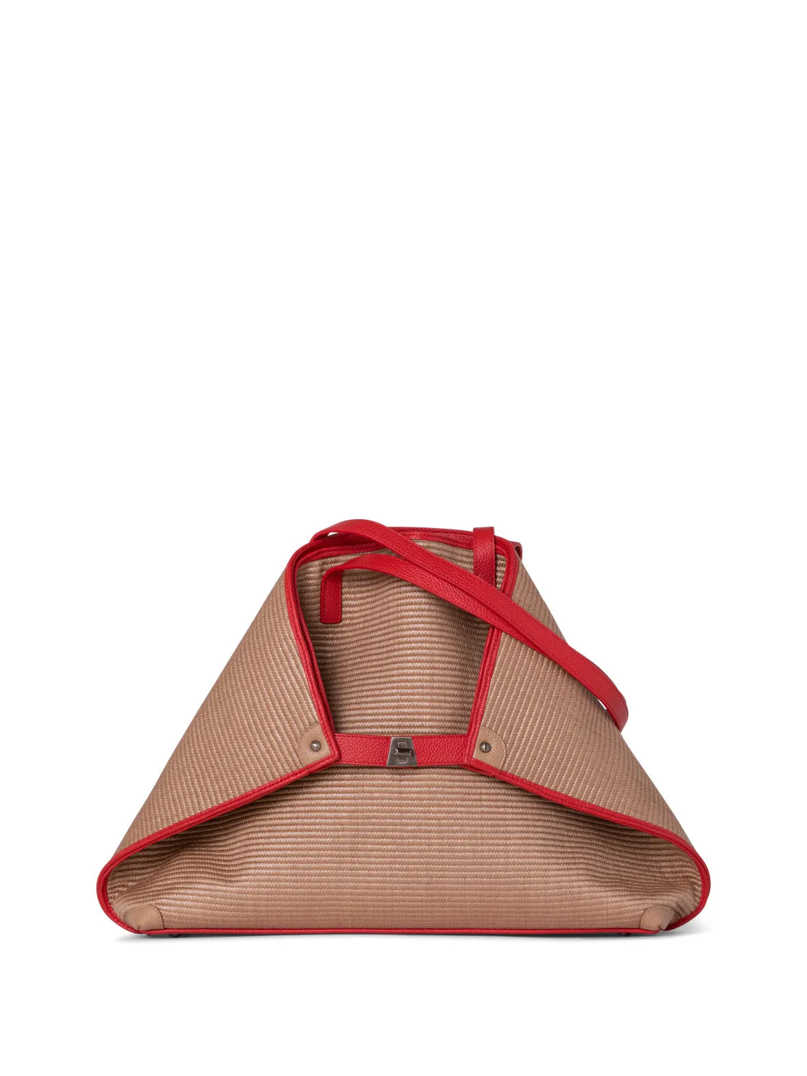 Medium Ai Shultertasche aus Raffia