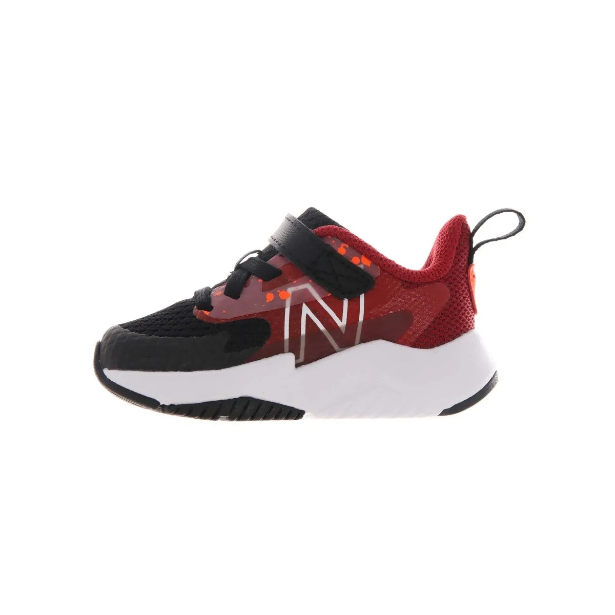 New Balance Toddler's Rave Run V2 Black/Red/Orange Velcro