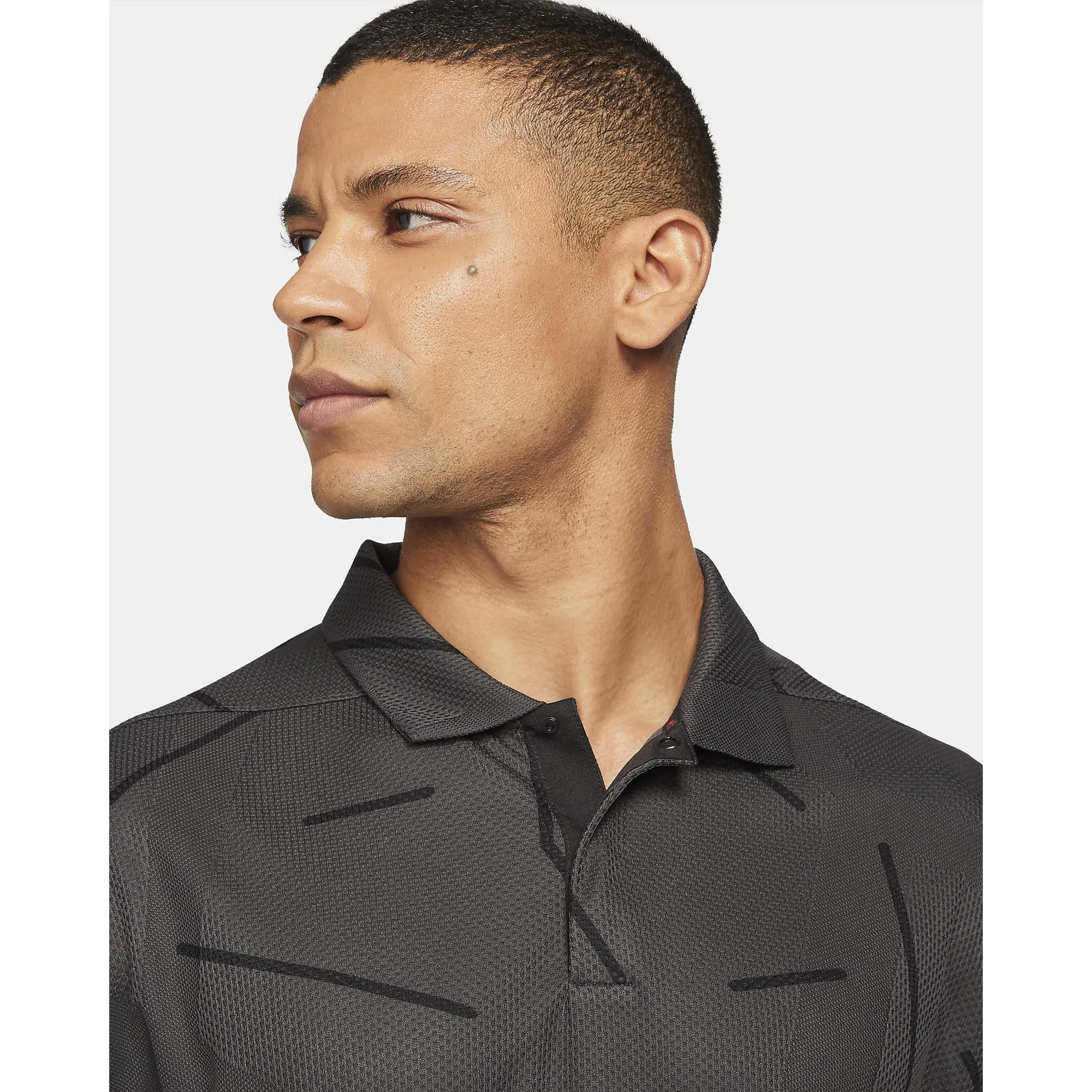 Nike Polo TW  Dri-Fit Gris Noir