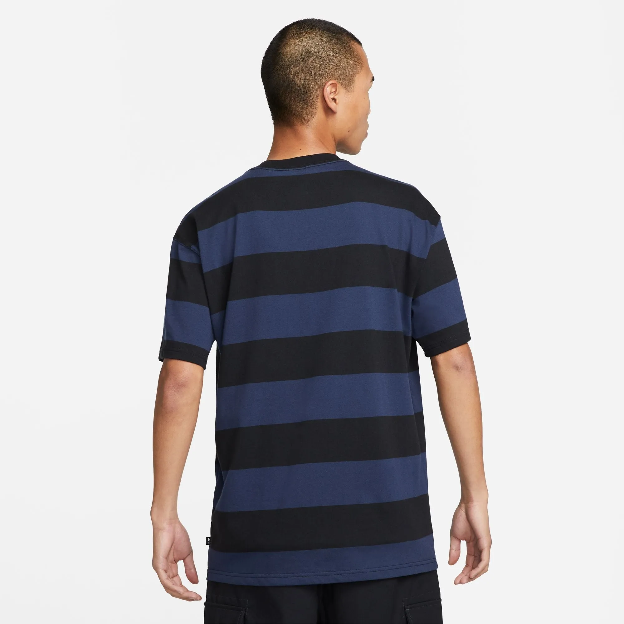 Nike SB Stripe Tee Midnight Navy/Black/White