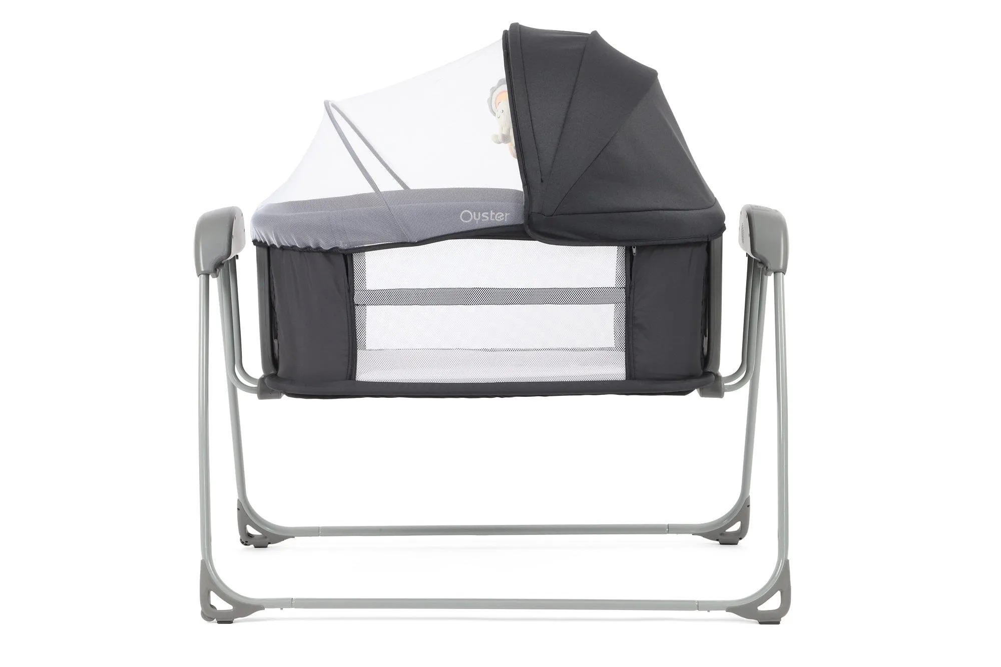 Oyster Swinging Crib - Carbonite