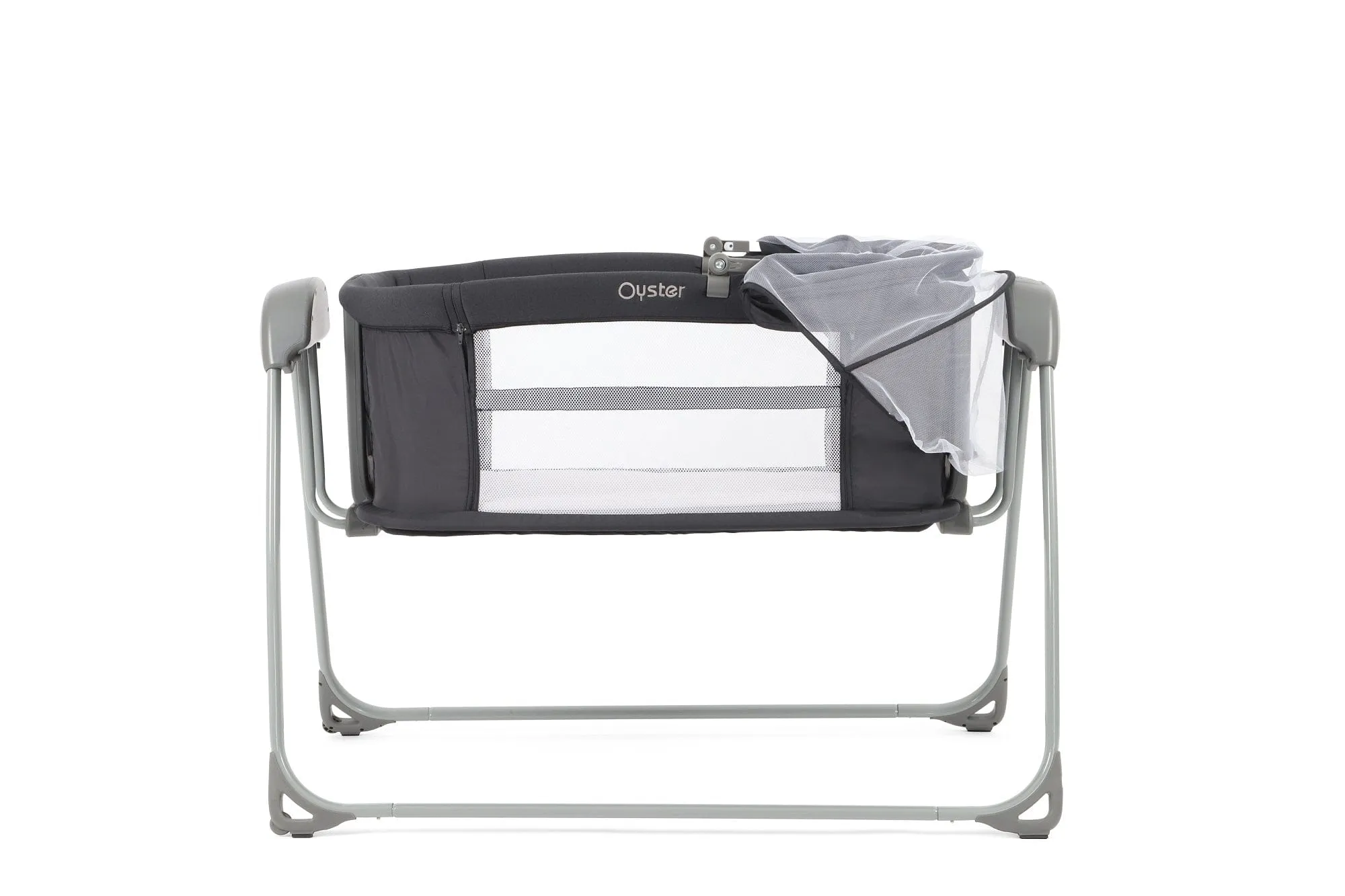 Oyster Swinging Crib - Carbonite