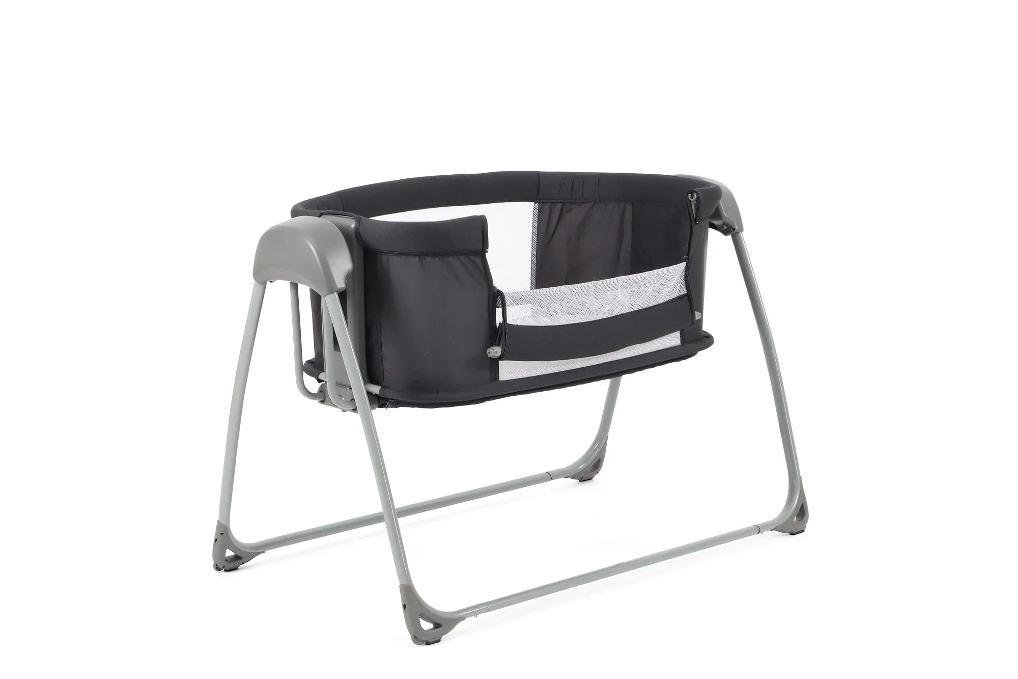 Oyster Swinging Crib - Carbonite