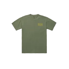 Patch Logo Short Sleeve Tee - Dark Olive