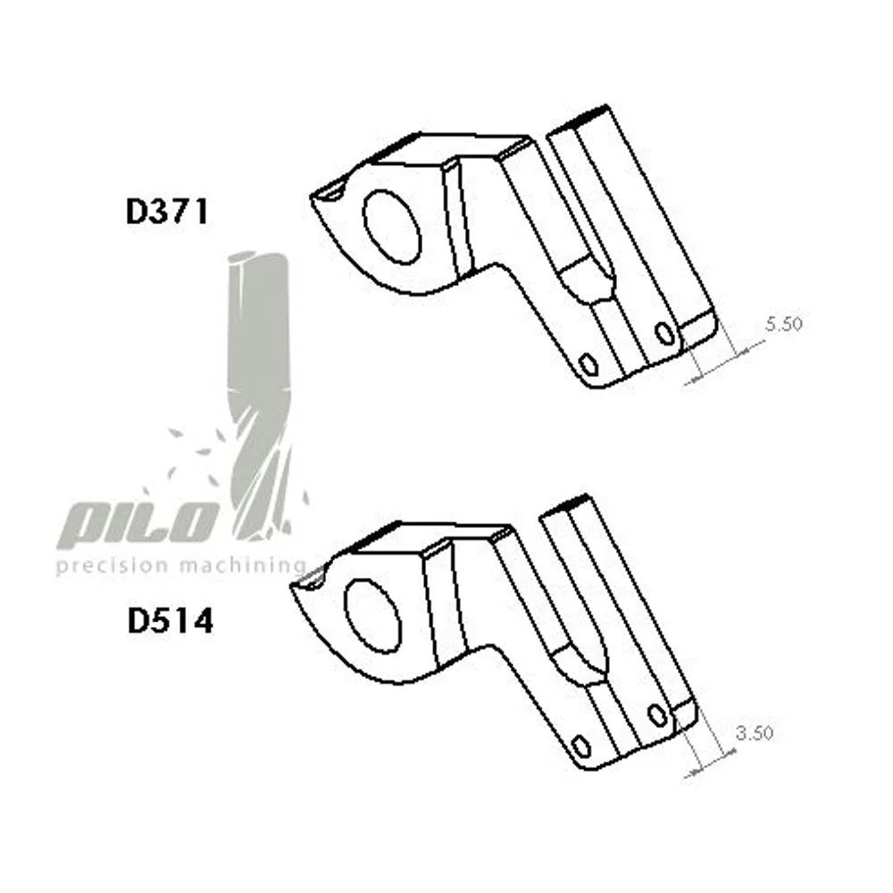 Pilo D514 Derailleur Hanger