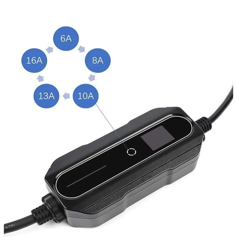 Portable EV Quick Charger AC85-265V J1772 SAE High Quality Connector Handle for Electrical Vehicle Goods