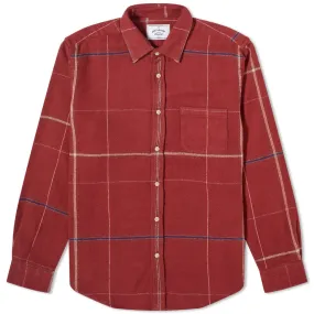 PORTUGUESE FLANNEL Torso Bordeaux Shirt