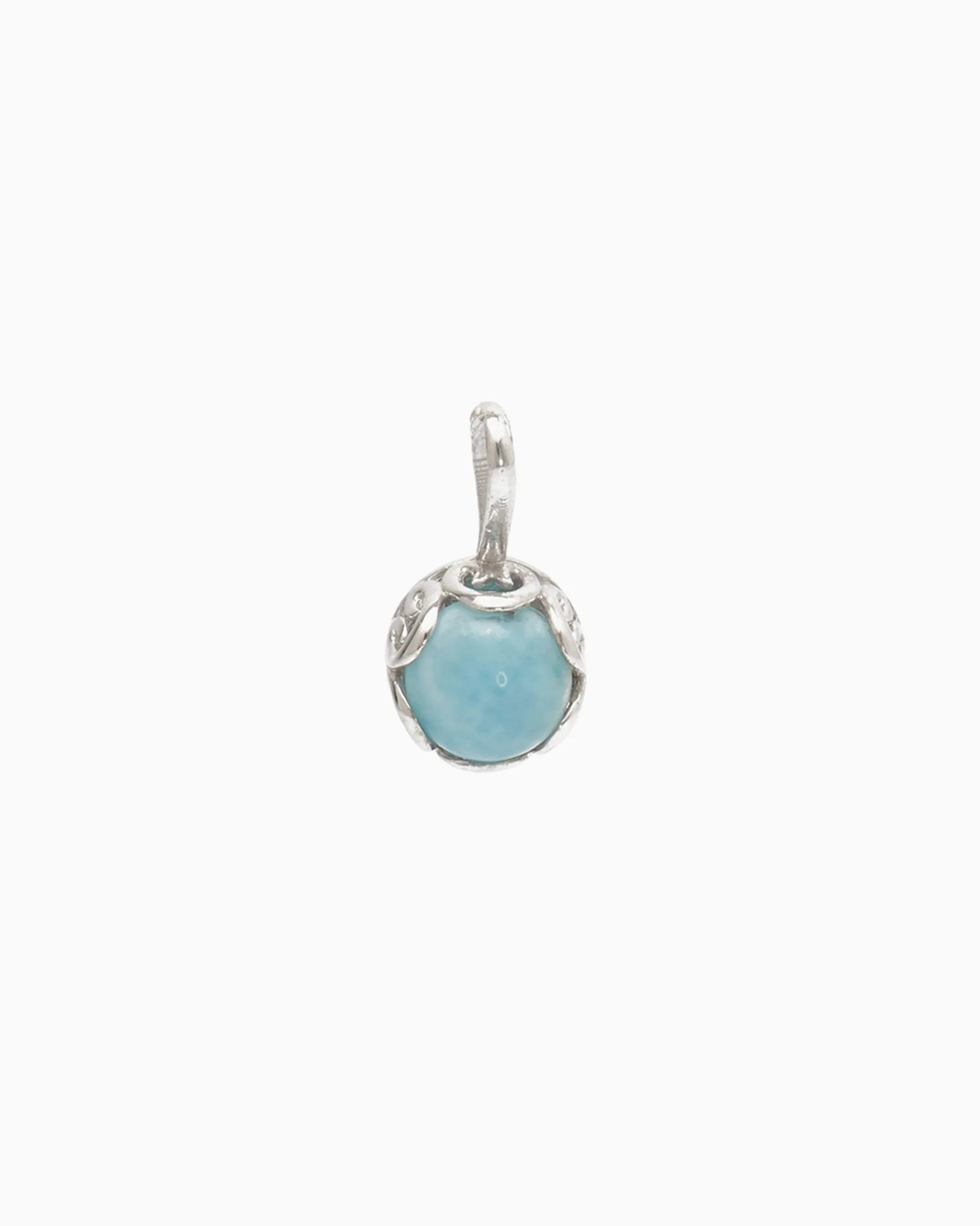 Princess Petroglyph Stone Pendant - Larimar