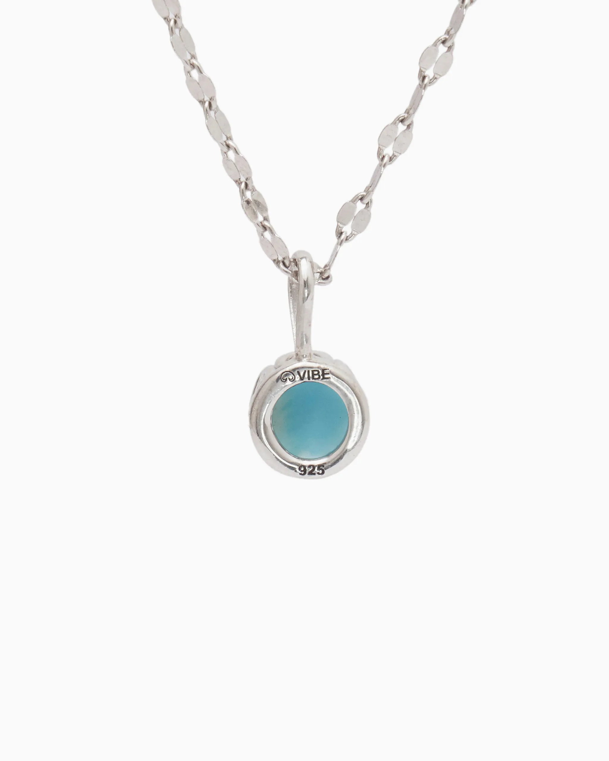 Princess Petroglyph Stone Pendant - Larimar