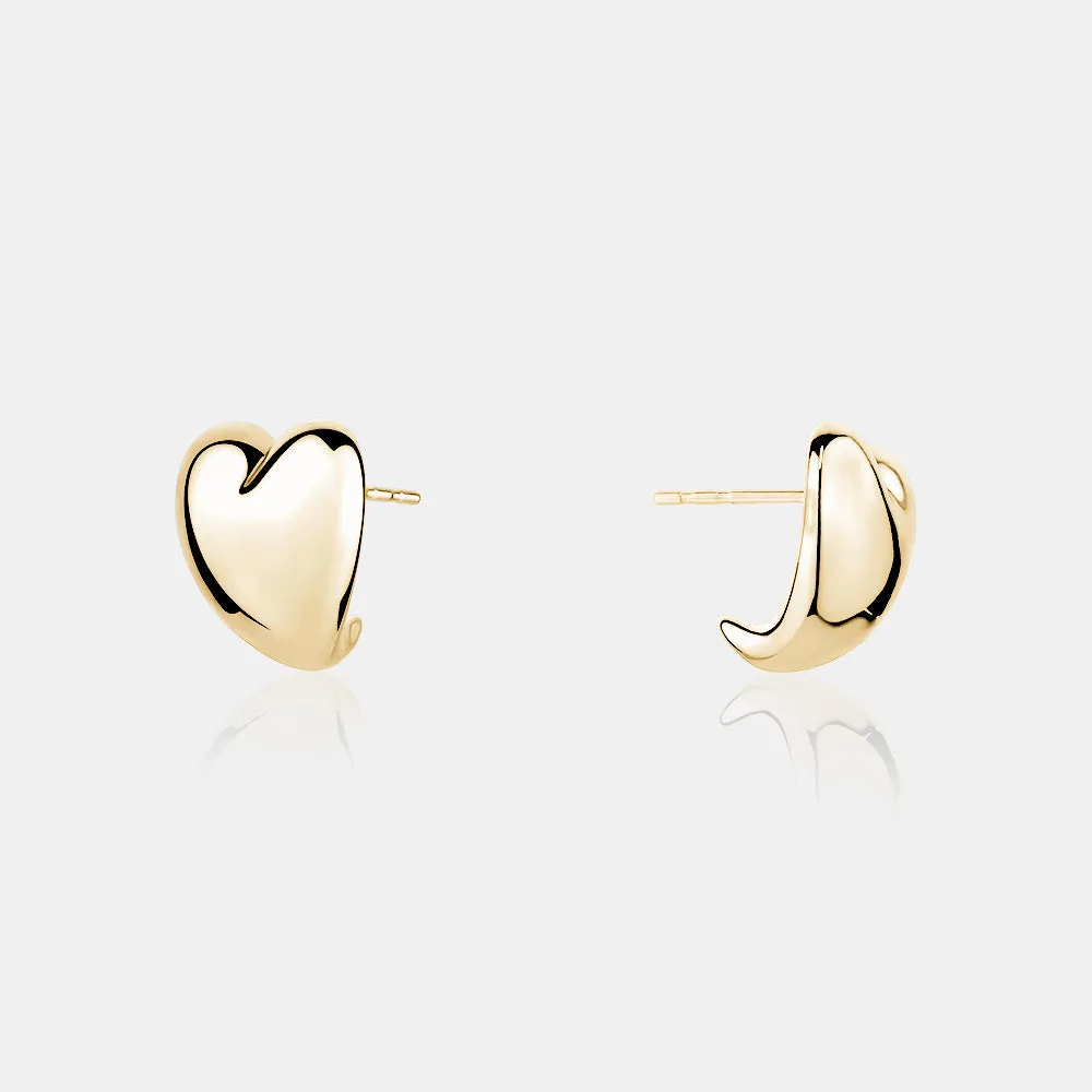 Puffy Heart Earrings