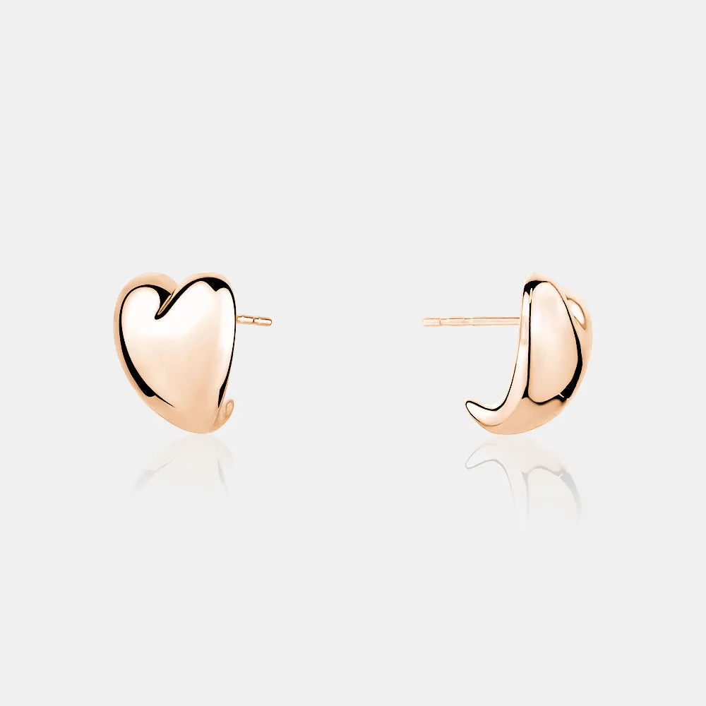 Puffy Heart Earrings