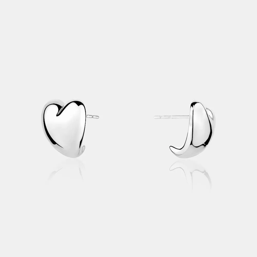 Puffy Heart Earrings