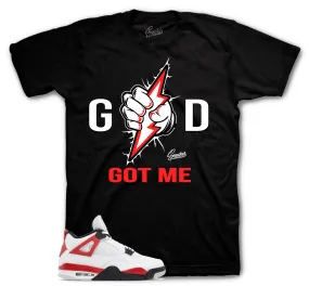 Retro 4 Red Cement God Got Me Shirt