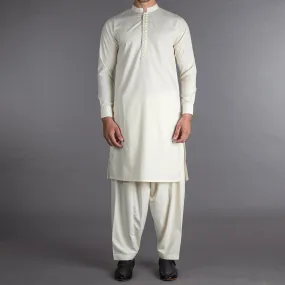 Riwaaj - Cream Shalwar Qameez