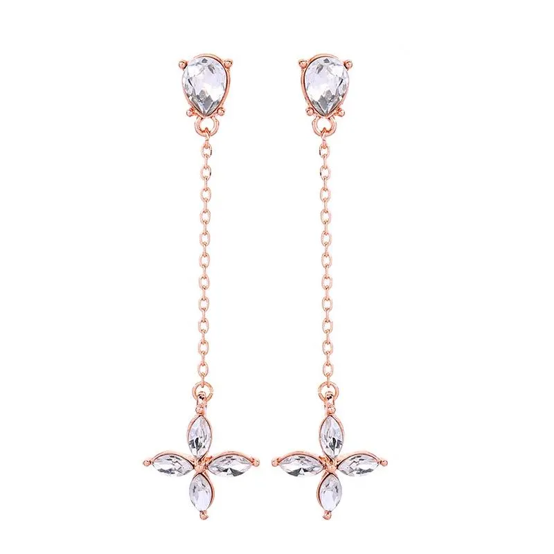 Rose Gold Chain Drop and Dangle Earring