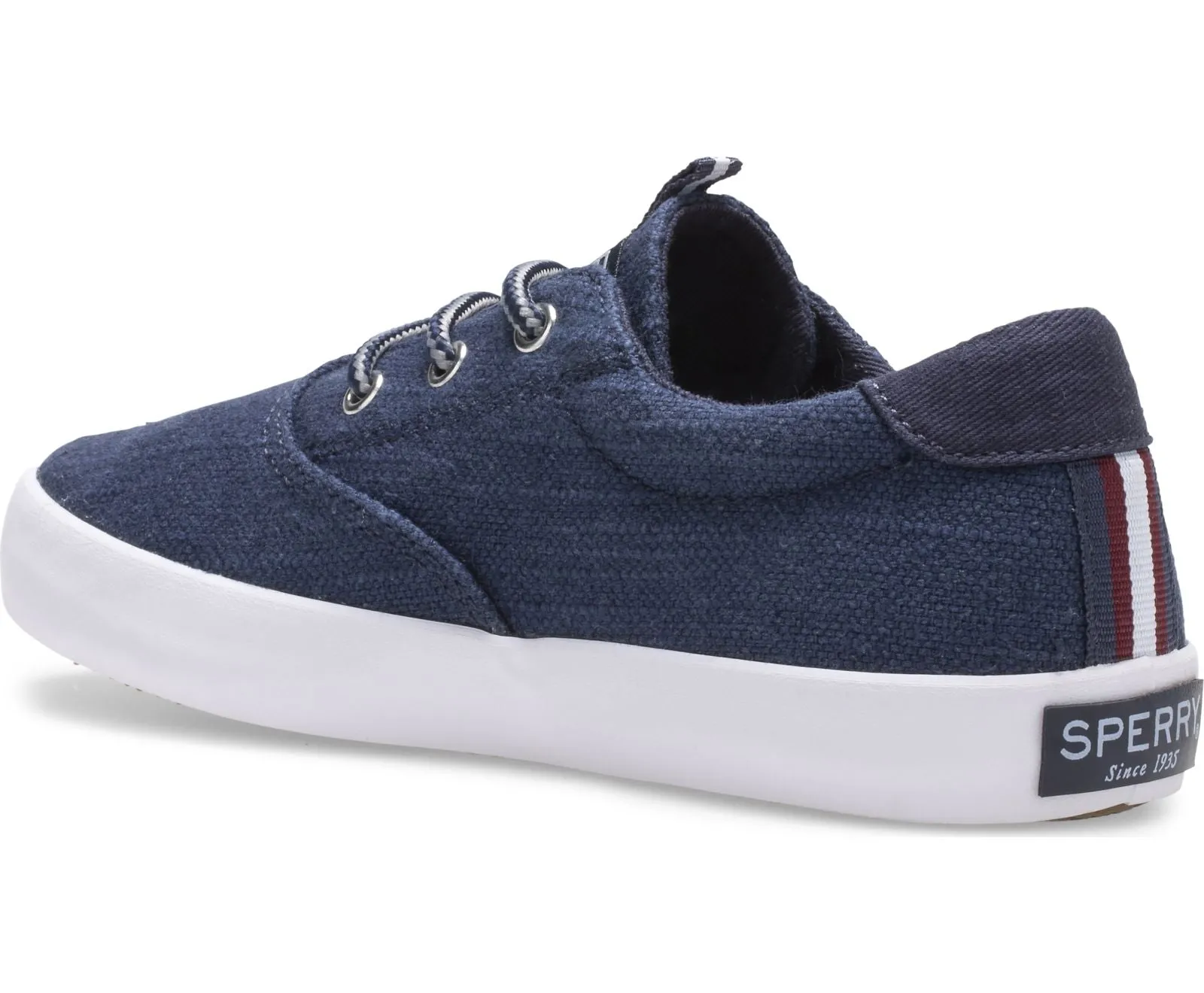 Spinnaker Big Kid's Washable Sneaker - Navy Canvas