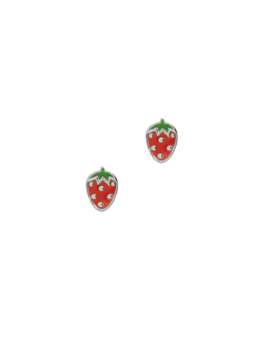 Strawberry Enamel Posts by boma